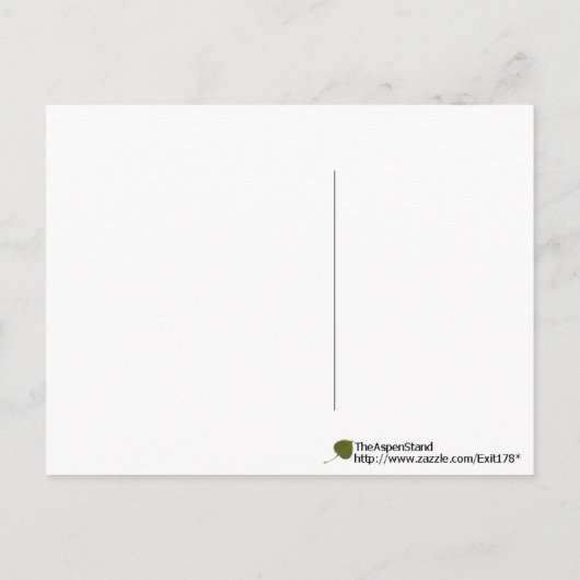 Aangepaste Indiase Waterverf voor verfpenselen Briefkaart (Achterkant)