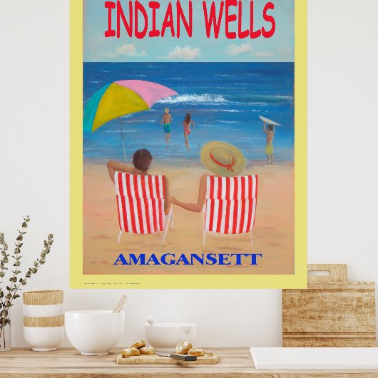 Aangepaste Indiase wielafdrukken Poster (Keuken)