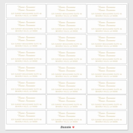 Aangepaste individuele gast mailing adresetiketten sticker (Vel)