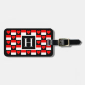 Aangepaste Indonesische vlag Indonesië Bagagelabel (Voorkant horizontaal)