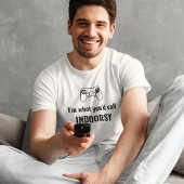 Aangepaste Indoorsy Gamer - Aangepaste Quote Grafi T-shirt