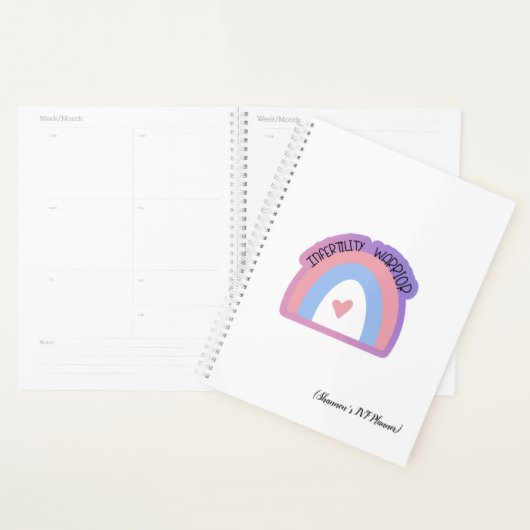 Aangepaste infertiliteitswarrior IVF-planner Planner (Display)