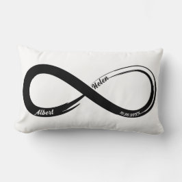 Aangepaste Infinity Couples Jubileum Gift Kussen