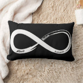 Aangepaste Infinity Couples Jubileum Gift Kussen (Deken)