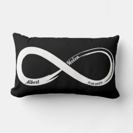 Aangepaste Infinity Couples Jubileum Gift Kussen
