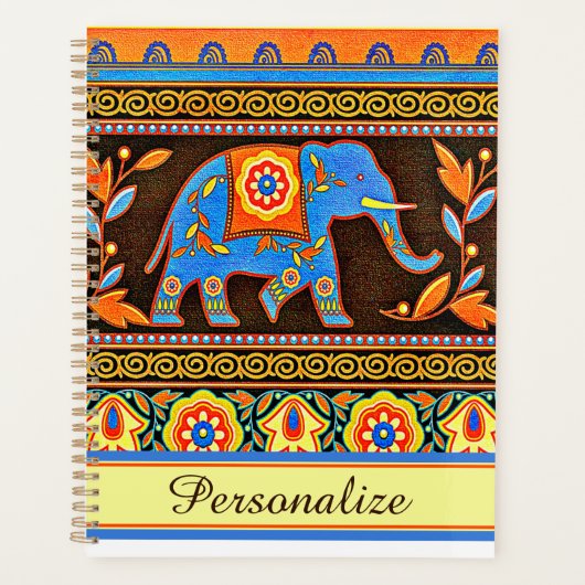 Aangepaste inheemse olifant planner (Voorkant)