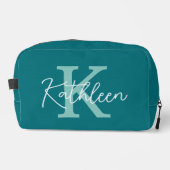 Aangepaste Initiaal Cosmetische Tas voor Bruidsmei (Voorkant)