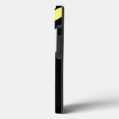 Aangepaste initiaal diagonale lijnen zwart Case-Mate iPhone case (Achterkant / Links)