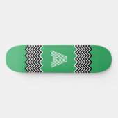 Aangepaste Initiaal Letter 8 1/4" Skateboard Deck (Horizontaal)