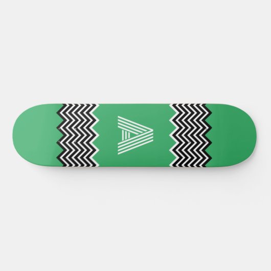 Aangepaste Initiaal Letter 8 1/4" Skateboard Deck (Horizontaal)