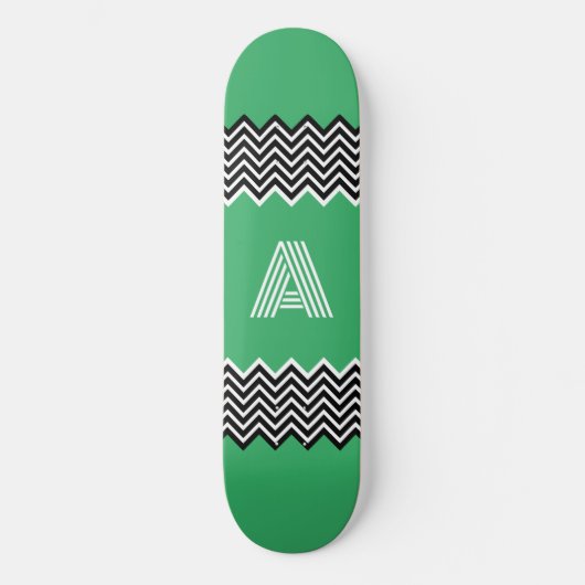 Aangepaste Initiaal Letter 8 1/4" Skateboard Deck (Voorkant)