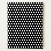 Aangepaste initiaal letter Polka Dot Planner (Achterkant)