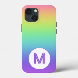 Aangepaste Initiaal regenboog Case-Mate iPhone Case