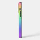 Aangepaste Initiaal regenboog iPhone Hoesje (Linkerkant)
