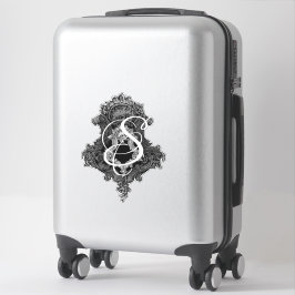 Aangepaste Initiaal vinylSticker Sticker