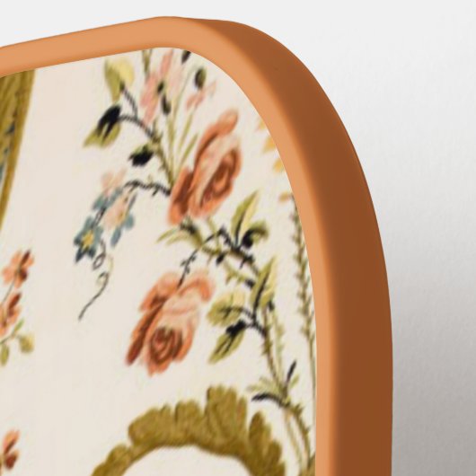 Aangepaste Initialen Franse Rococo Floral Elegant Pickleball Paddle (Links Detail)