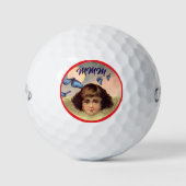 AANGEPASTE INITIALEN GOLFBAL ANGEL GOLFBALLEN (Voorkant)