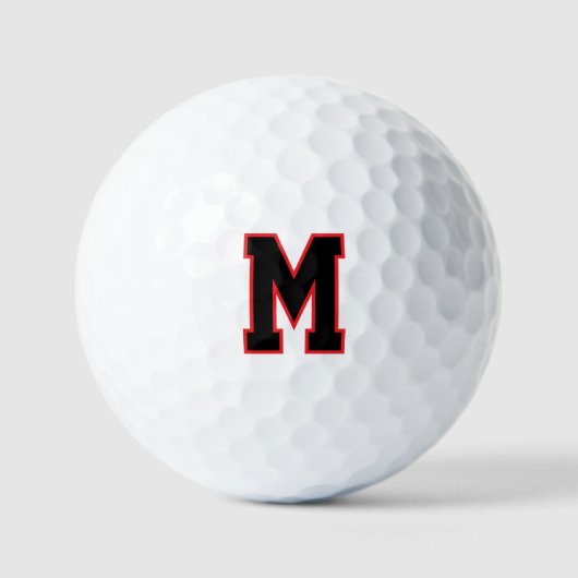 Aangepaste Initialen Golfballen (Voorkant)