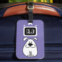 Aangepaste Initialen Hond-thema