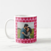 Aangepaste Initialen Ik hou van je 2-foto Koffiemok (Links)