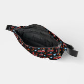 Aangepaste Initialen Monogram Boys Brandweerwagen  Heuptasje (Open)