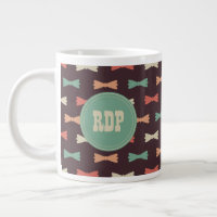 Aangepaste Initialen Muliticolor Bowties Hipster