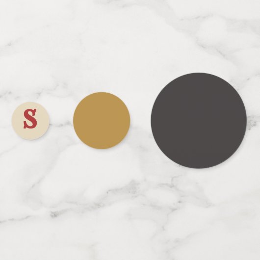 Aangepaste Initialen & Photo Party Decor Confetti (Achterkanten)