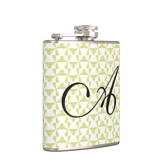 Aangepaste Initialen tandwielen Heupfles (Rechts)