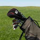 Aangepaste Initialen voor Baseball Player of Jerse Golfheadcover (Insitu)