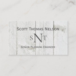 Aangepaste Initialen voor monogram Visitekaartje