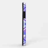 Aangepaste Initialen voor Paarse speldenmonogram Case-Mate iPhone Case (Achterkant/rechts)