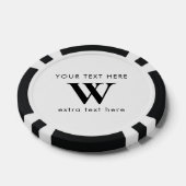 Aangepaste initiële bedrijfslogo promotionele QR-c Poker Chips (Enkel)
