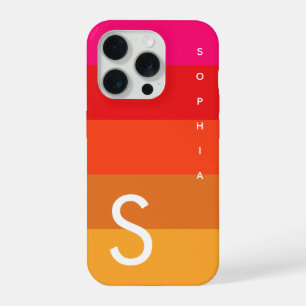 Aangepaste initiële en naam telefoonhoesje Helde iPhone 15 Pro Case