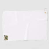 Aangepaste initiële golf crest golfhanddoek (Horizontaal)