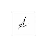 Aangepaste initiële handtekening rubberstempel (Afrduk)