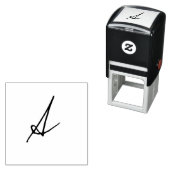 Aangepaste initiële handtekening  zelfinktende stempel (In situ)