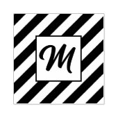 Aangepaste initiële houten stempel (Afrduk)