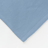 Aangepaste initiële letters op stoffige leisteenbl fleece deken (Hoek)