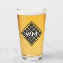 Aangepaste initiële moderne elegante mannelijke ch