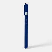 Aangepaste initiële naam Stijlvolle reis Moderne m iPhone 15 Case (Linkerkant)