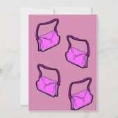 Aangepaste inkooppartij nodigt kaart (Achterkant)