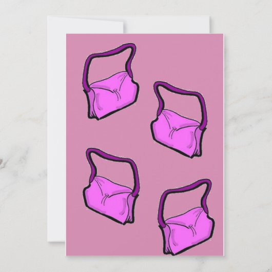 Aangepaste inkooppartij nodigt kaart (Achterkant)