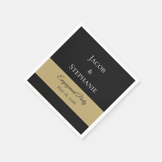 Aangepaste inlegluiers van de Engagement Servetten (Hoek)