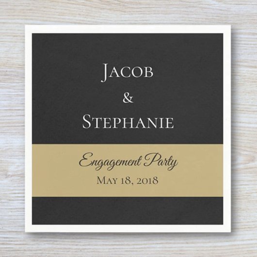 Aangepaste inlegluiers van de Engagement Servetten