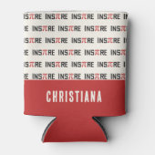 Aangepaste InsPire Pi-dag | Gelukkige Pi-dag Wisku Blikjeskoeler (Voorkant)