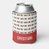 Aangepaste InsPire Pi-dag | Gelukkige Pi-dag Wisku Blikjeskoeler (Blikje Achterkant)