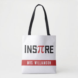 Aangepaste InsPire Pi-dag | Gelukkige Pi-dag Wisku Tote Bag