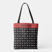 Aangepaste InsPire Pi-dag | Happy Pi day Gifts Tote Bag (Achterkant)