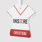 Aangepaste InsPire Pi-dag | Happy Pi day Wiskunde  Ornament (voorkant)