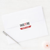 Aangepaste InsPire Pi-dag | Happy Pi day Wiskunde Ronde Sticker (Envelop)